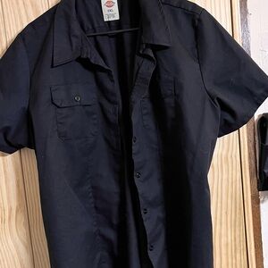 Dickies Black Women's Button Down Shirt